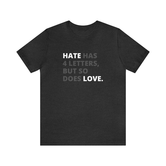 Hate, love.